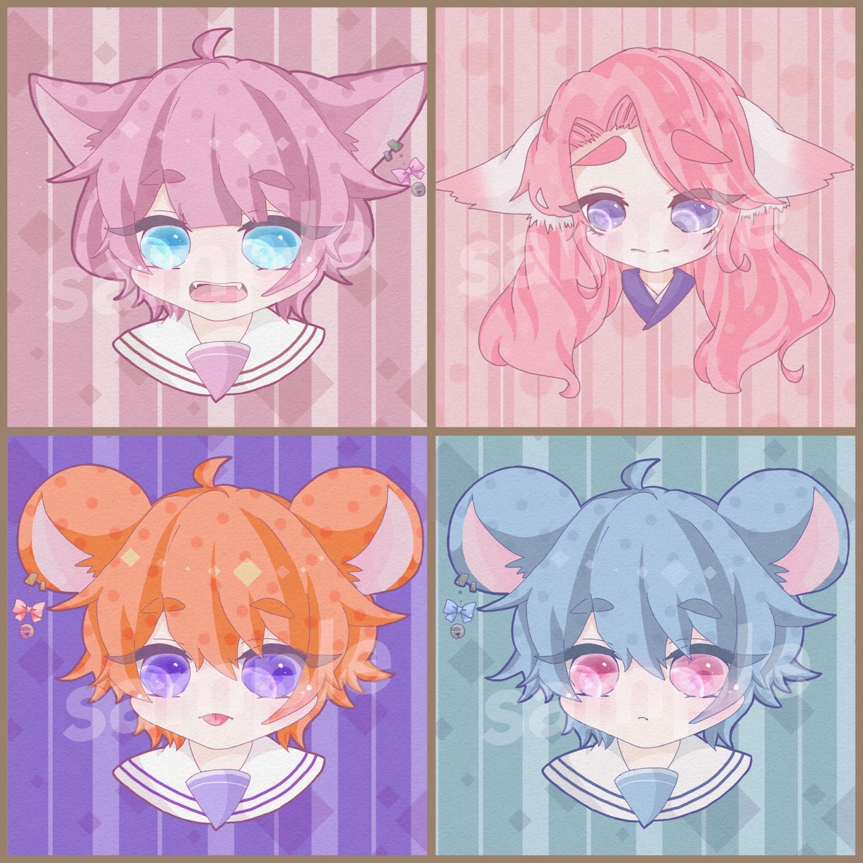 ほんわか可愛い♡愛されイラストお描きします SNS、ブログに！優しさあふれるイラストで好印象に！ イメージ7