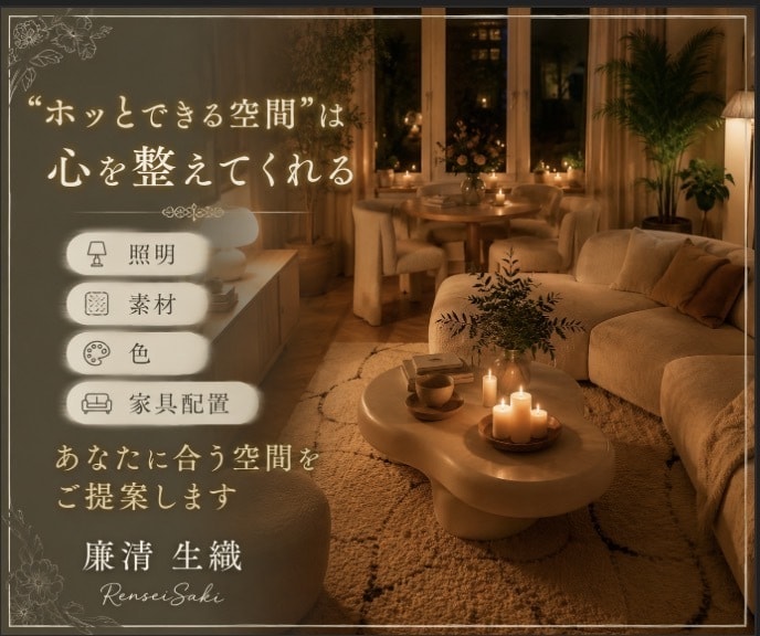 心が"帰りたくなる部屋"をあなたと一緒につくります ✤元建築士×パリ留学経験ありインテリアデザイナーがご提案✤ イメージ3