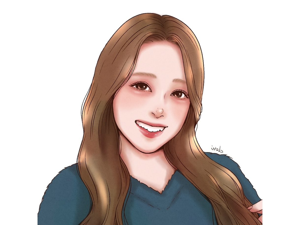 X・Instagram★ビジネス用アイコン描きます フォローしたくなる！好印象の柔らかい似顔絵アイコン イメージ7