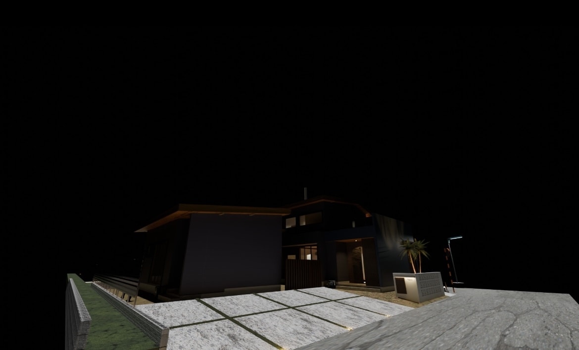 お家の外観パース動画制作いたします 360°アラウンドビュー動画納品!スマホで簡単に確認できます イメージ2