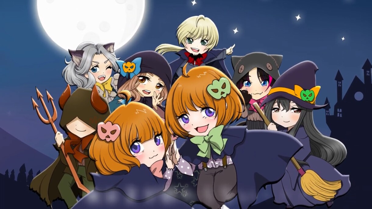 動画配信・背景用、一枚絵イラスト制作します 動画配信用やsns用、アイコンなどに! イメージ3
