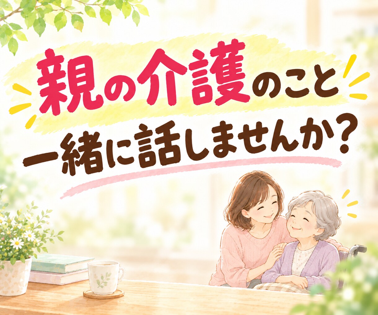 介護の悩み・愚痴・雑談、１分でもお話お聞きします 介護経験者だからこそ分かる気持ち。気軽にお話ししませんか？ イメージ1