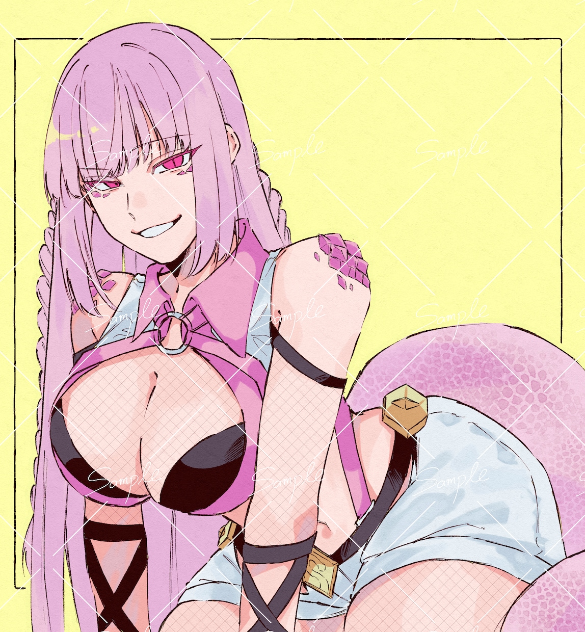 格安・納品早！かっこかわいいイラスト描きます アイコン、サムネ、立ち絵などシンプルで目をひくイラストを イメージ1