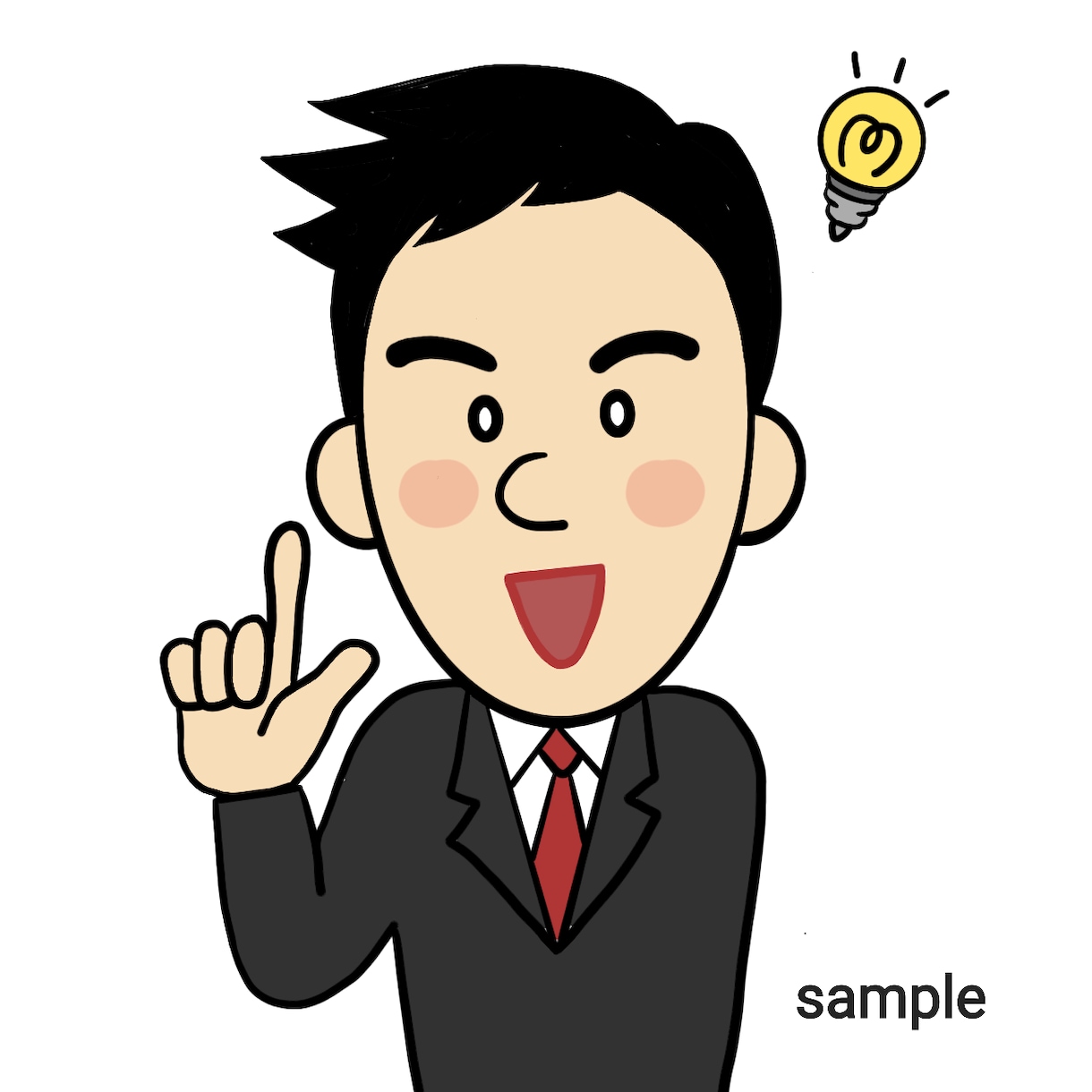 同じテイストで５ポーズまで同一料金で作成します 商用OK！挿絵やウェブ用にオリジナルのイラスト描きます！ イメージ8