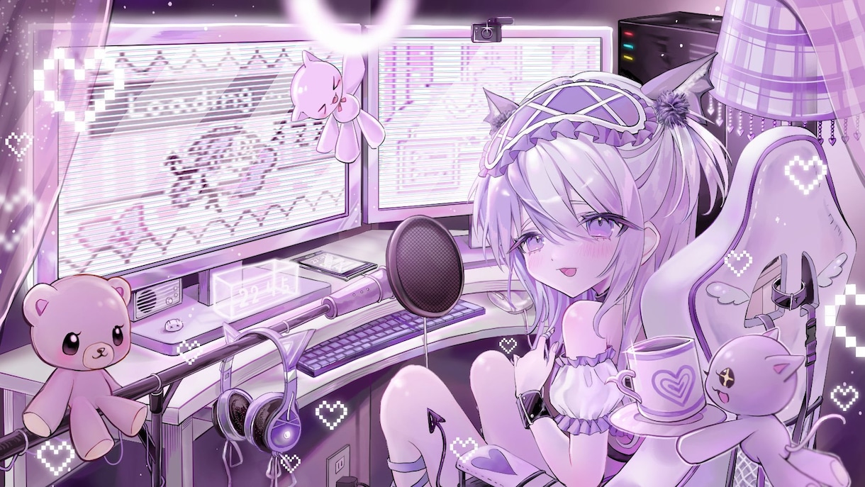 企業実績多数！豪華で可愛い絵を描きます お顔の可愛さは勿論！背景も怠りません！構図案もお渡しします！ イメージ1
