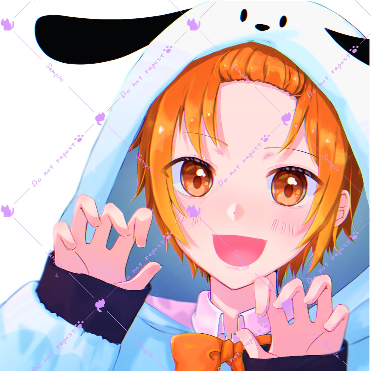 綺麗な色味のSNS用アイコン描きます 映える色味を心がけて、丁寧に描きます イメージ2