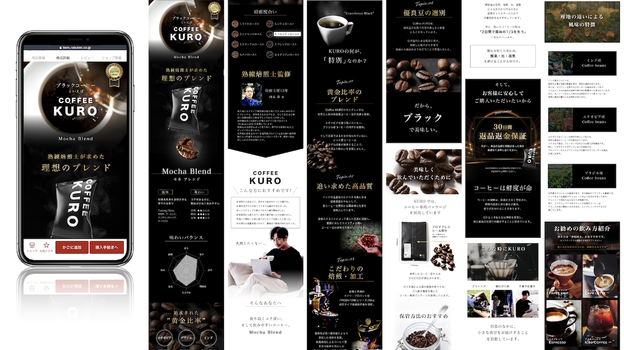 楽天の商品LPを作成します 「売れる」販促LPはお任せください！ ライトパック イメージ3