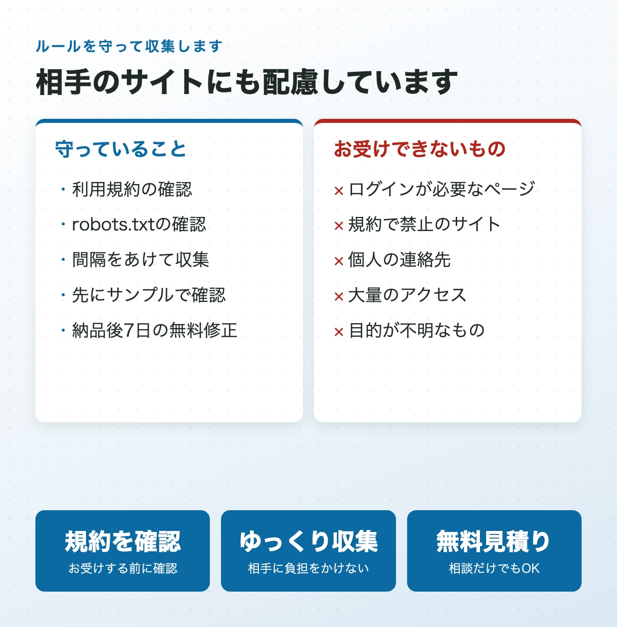Webサイトの情報を集めてExcelにまとめます 一覧ページの情報をExcel・CSVで納品。3,000円から イメージ5