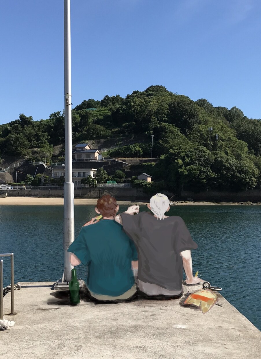 BL/GLの同人誌や本の表紙イラスト描きます 手触りが感じられる、女性向けの雰囲気あるイラストを。 イメージ3