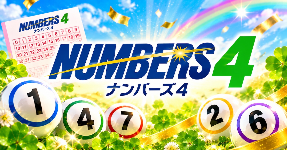 明日のナンバーズ4の当選番号を厳選予想します 【厳選予想】2026年10月21日（水曜日）ナンバーズ4予想 イメージ1