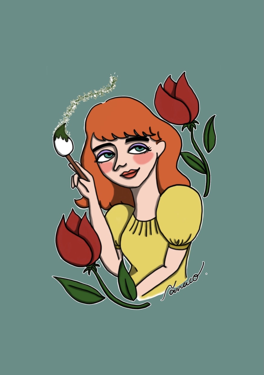 外国人風お洒落イラスト/カラーで描きます 【イラストオーダー】アイコンなどにおすすめです◎ イメージ4