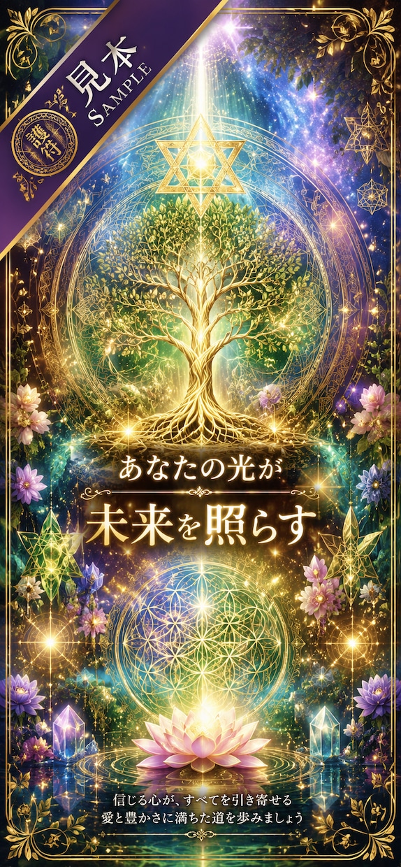 あなた専用のお守り待受け画像をお届けします アファメーションと護符で運気をサポート イメージ3