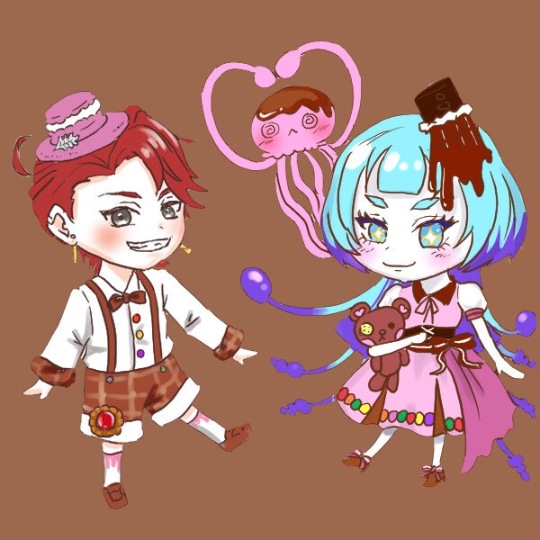 アイコンやIRIAMにも使える!ミニキャラかきます ちいさくて可愛いポップなミニキャラを最速で納品いたします イメージ8