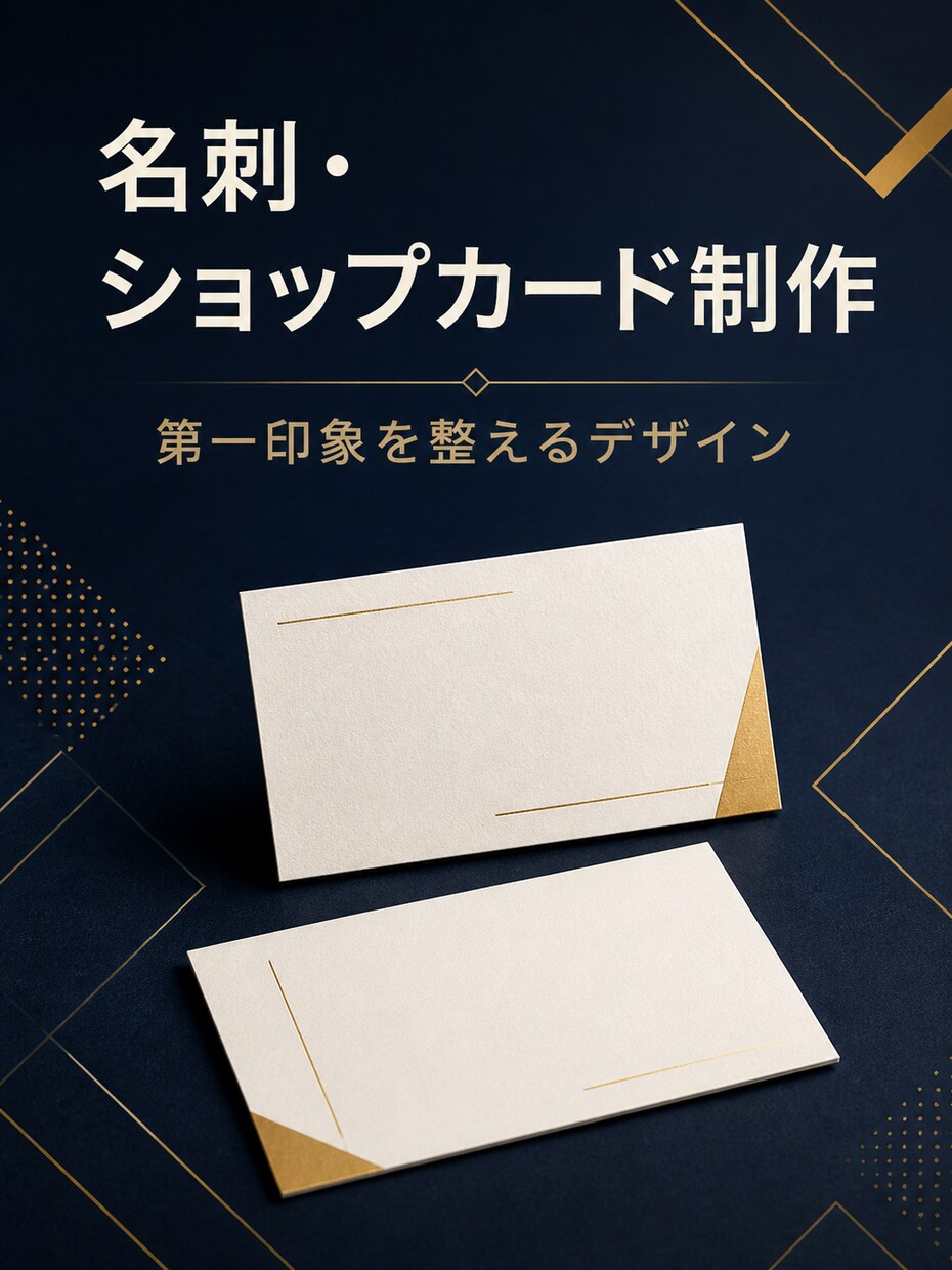 名刺・ショップカードを丁寧にデザインします 用途や相手に合わせ見やすく整えます イメージ3