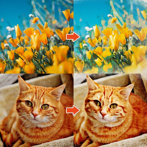 下限価格！写真をオシャレな水彩画風に加工いたします 文字入れOK！ナチュラルな水彩イラスト風にお写真を加工します イメージ5