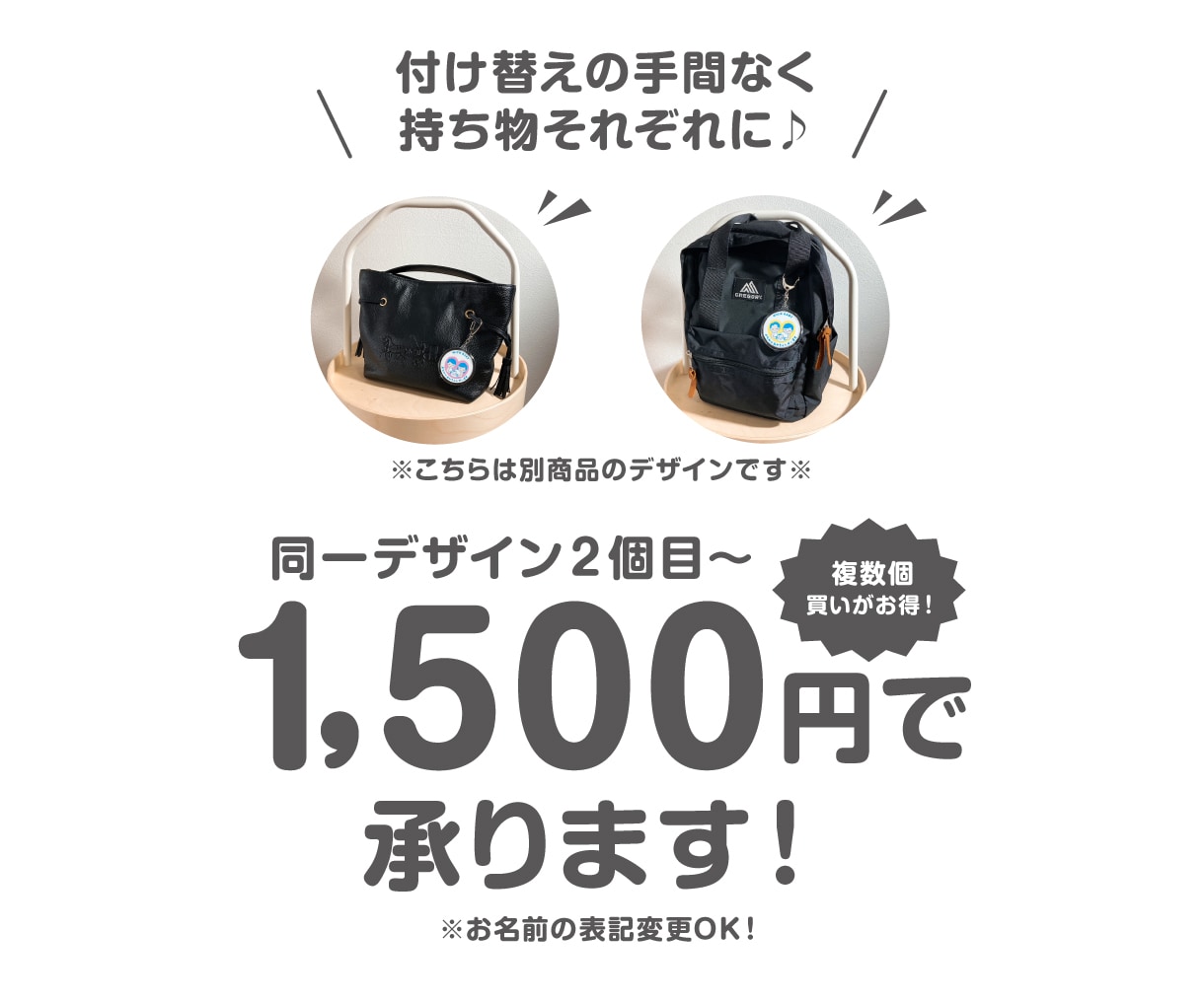 お名前で♡花モチーフのアイコンキーホルダー作ります ★安心の送料込価格★完全オリジナル★嬉しい両面デザイン♪ イメージ7