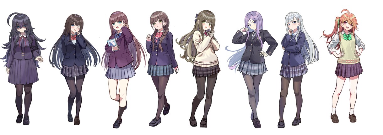 立ち絵を描きます 可愛い女の子を描くのが得意です。 イメージ6
