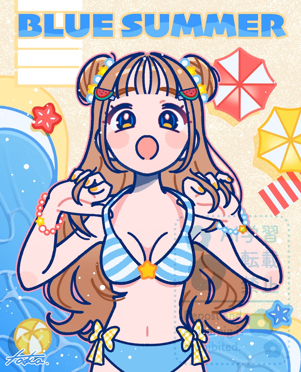7/31まで期間限定！低予算短納期で一枚絵描きます レトロポップなイラストをかきます！ イメージ1
