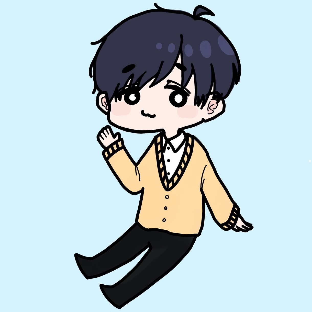 ゆるかわアイコン描きます 3頭身くらいのかわいいイラストを描きます！ イメージ1
