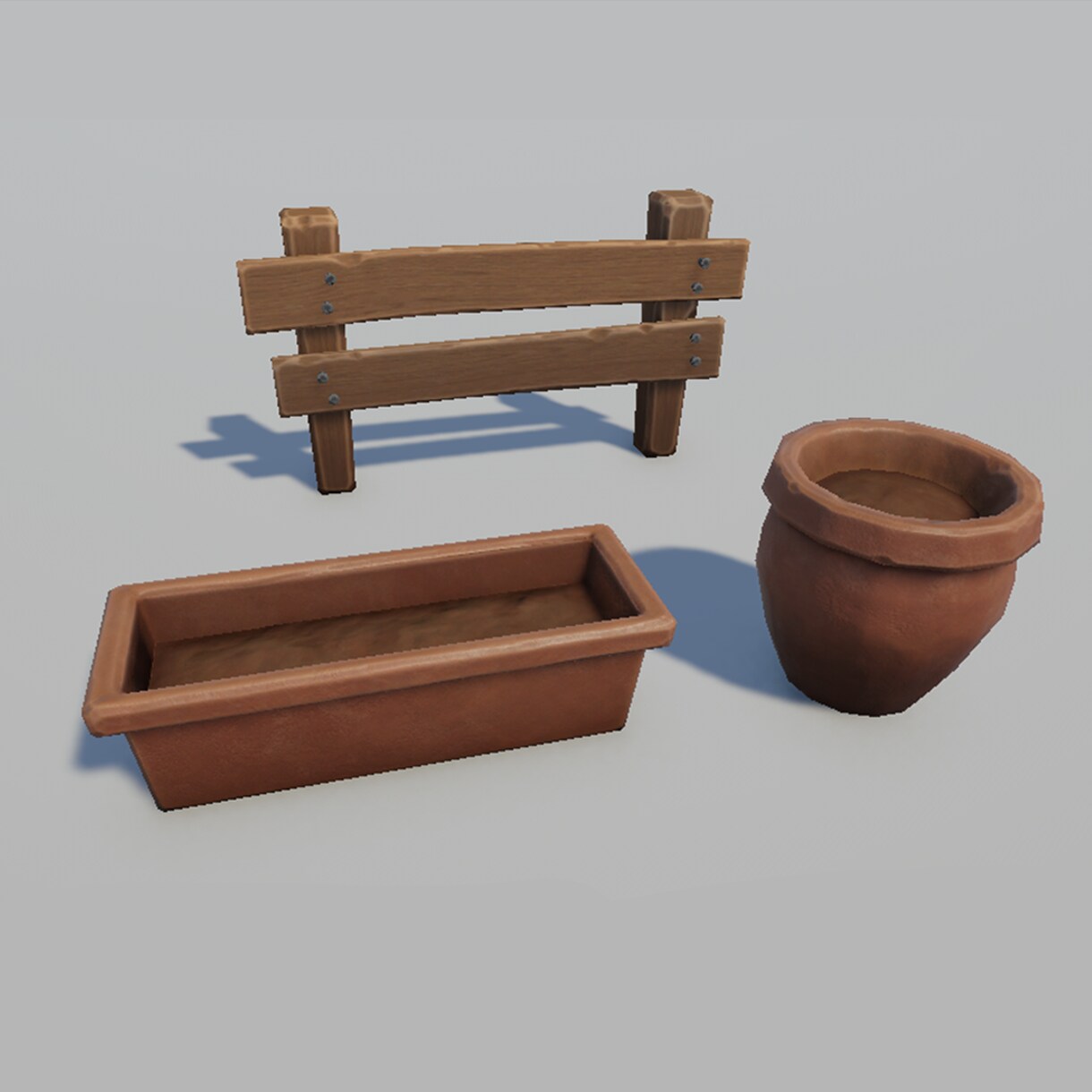 3D小物5点セット 制作します インディーズゲームや小規模開発向けの3D小物制作します！ イメージ3