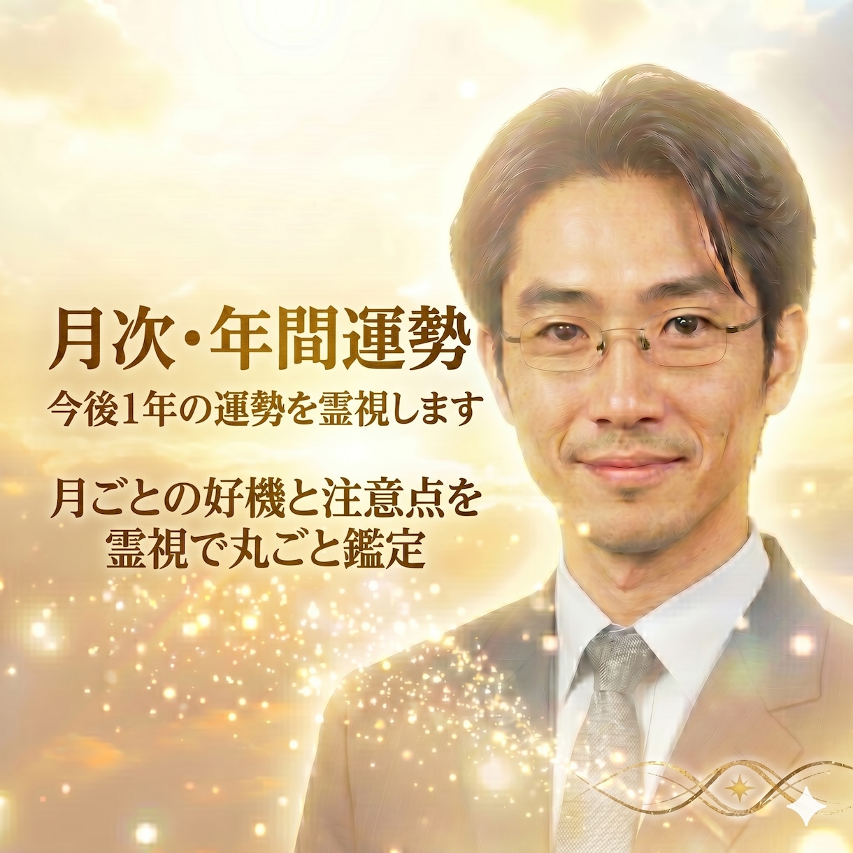 月次・年間運勢｜今後1年の運勢を霊視します 月ごとの好機と注意点を霊視で丸ごと鑑定 イメージ1