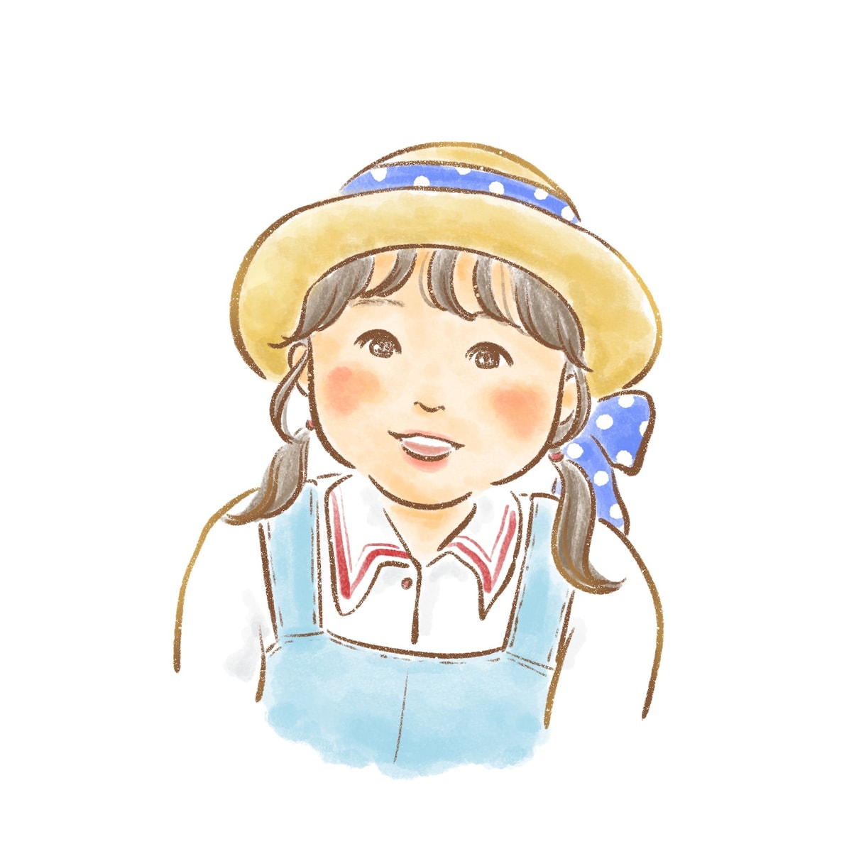 柔らかく暖かい雰囲気の似顔絵をお描きします 大切な方へのプレゼントや記念日などに！心がほぐれるイラスト♪ イメージ1