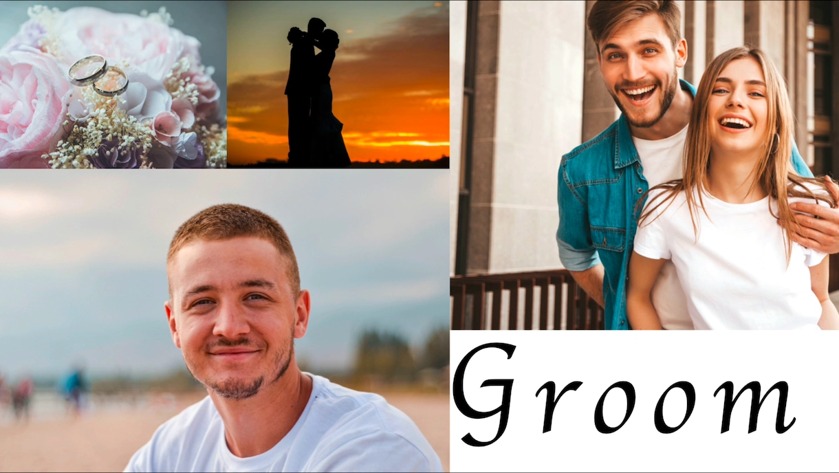 プロ仕様！結婚式オープニングムービーを制作致します ポップなオープニングで素敵な結婚式をゲストの皆様にお届け♡ イメージ1