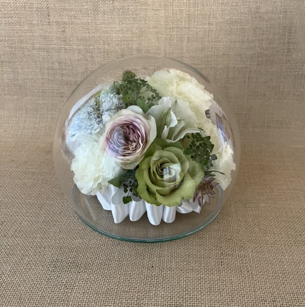 ブーケや記念のお花をドライフラワーに加工します 『要事前連絡』♡︎ʾʾ【 ボール型・ドーム型各1個】 イメージ7