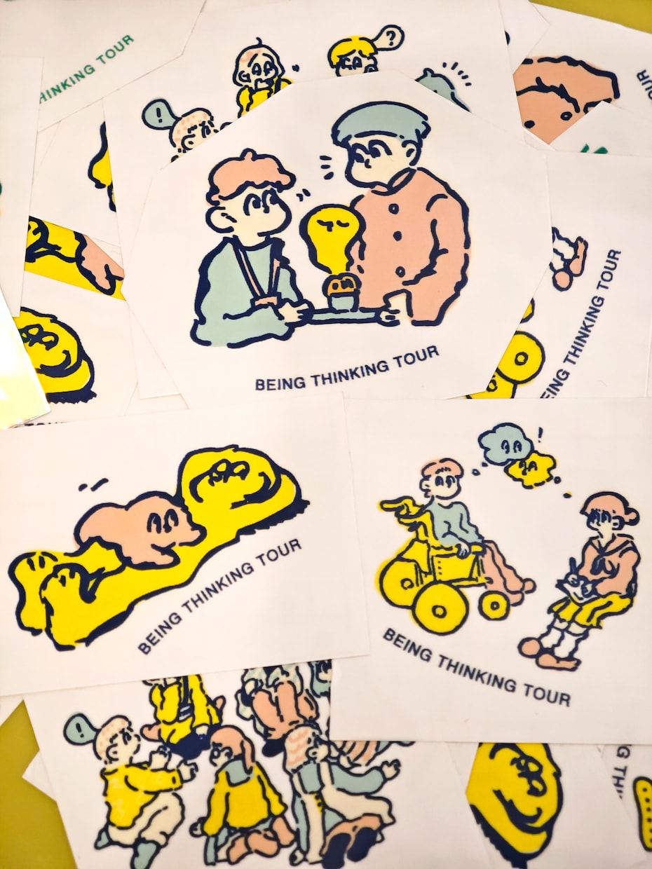 一枚からOK！オリジナルステッカーを作れます 画像種類無制限◎写真や描いたイラストがステッカーになります！ イメージ4