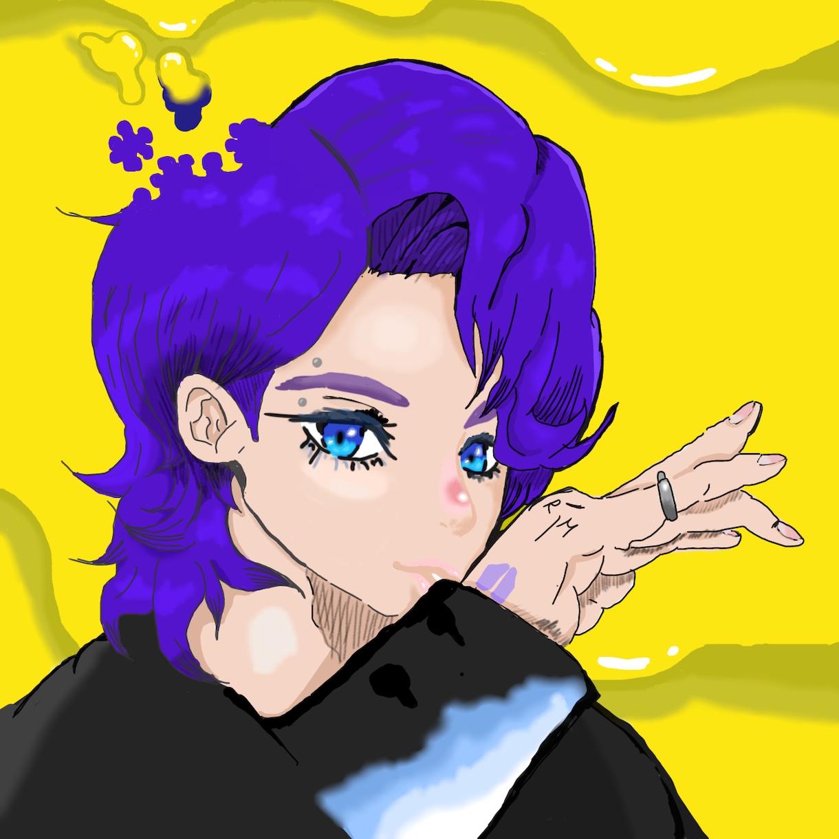 ibispaintでアイコンイラストを描きます 花魁や、アクションさまざまなジャンルのイラストを作成します。 イメージ3