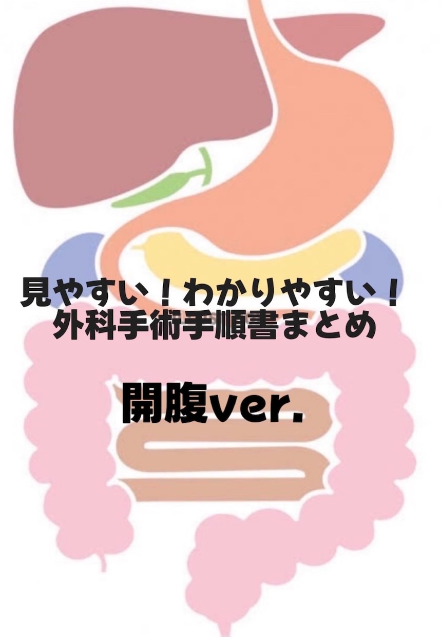 消化器外科手術手順書お渡しします 自己学習サポート！外科手術の理科深まる！ イメージ1
