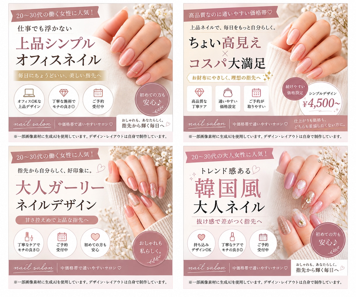 女性向け美容バナーを高見えデザインで制作します 女性向けサービスを高見えバナーで魅力的に イメージ6