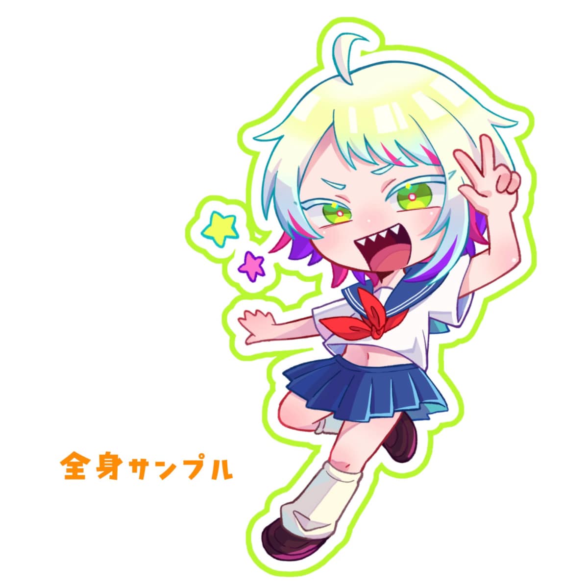 ミニキャライラスト描きます 2.5〜3等身くらいのミニキャラが得意です！ イメージ3