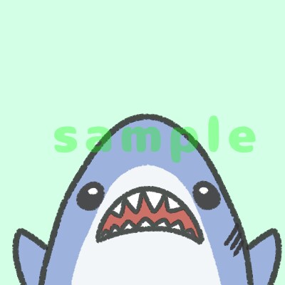 特徴捉えたゆるくてかわいい海洋生物アイコン描きます SNS・アイコン・グッズに★水族館 海 サメ 魚 動物好き等 イメージ8