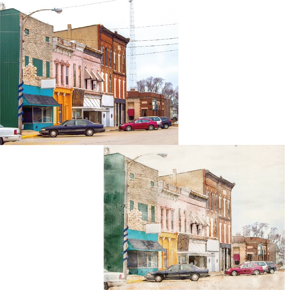 手描きスケッチ風に画像合成します 建築写真や3Dパースをおしゃれに手書き風に イメージ5