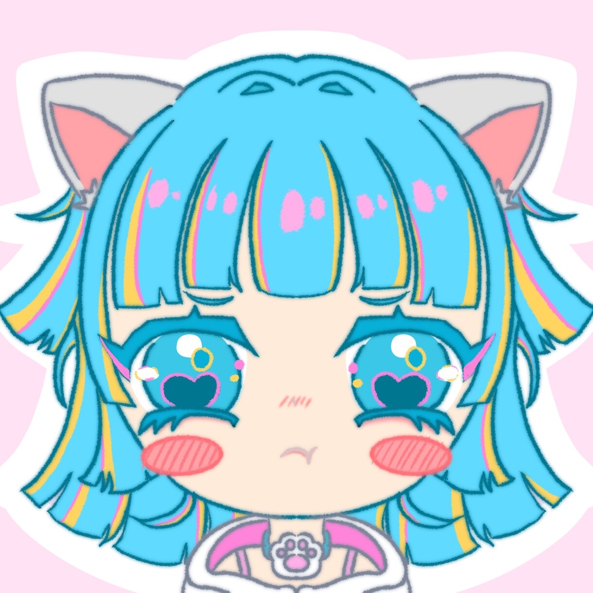 キラキラ目のゆるかわSNSアイコン描きます はじめてでも安心・修正2回無料・丁寧対応 イメージ3
