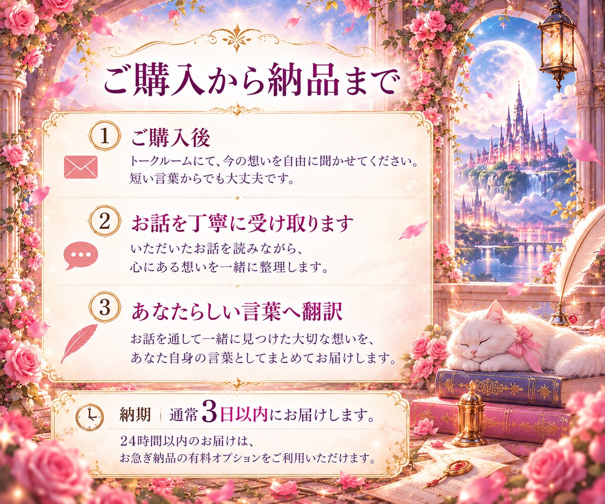 言葉にならない心の想いを丁寧に言葉にします 心の奥にある本当の想いを、あなたらしい言葉へ翻訳します イメージ5