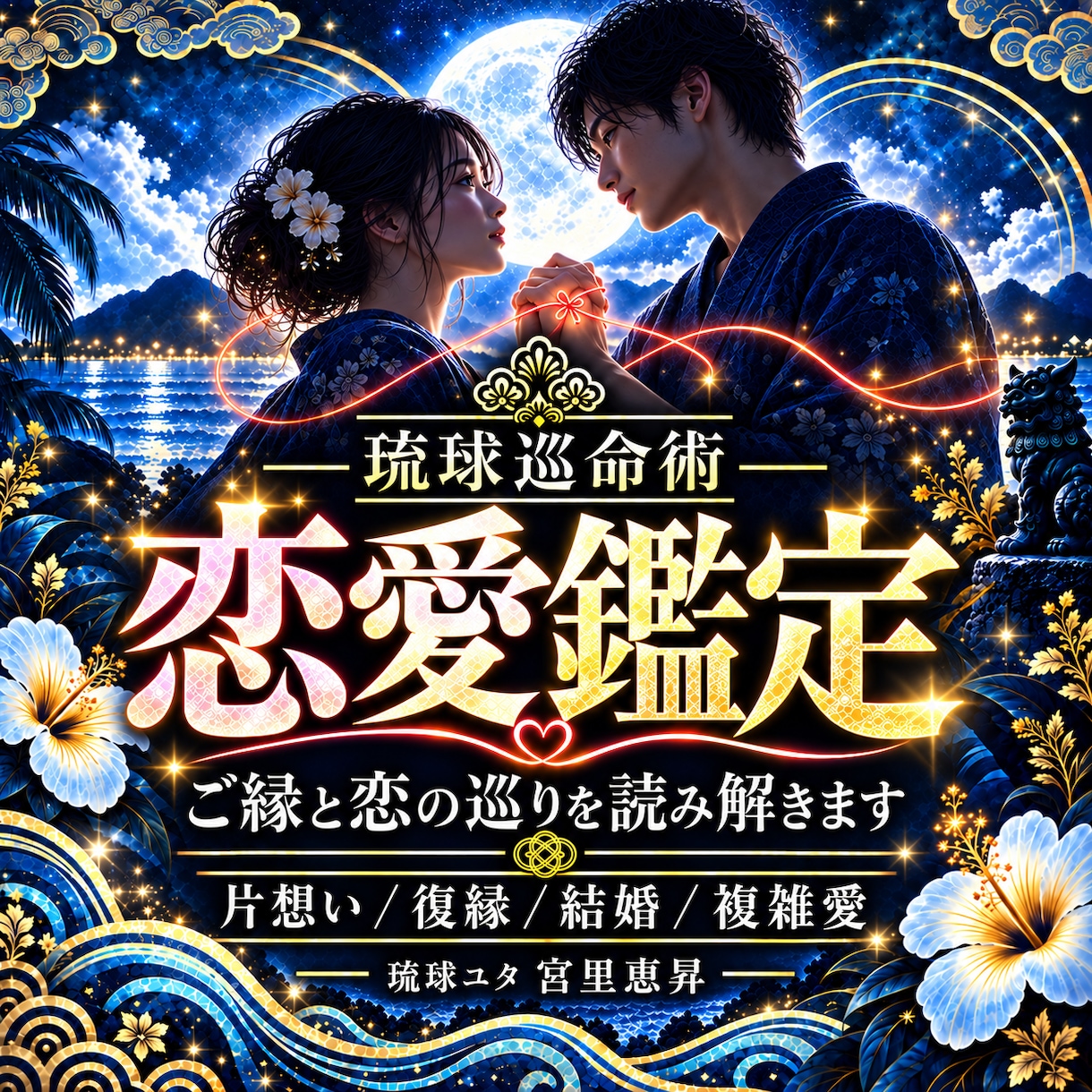片想い・復縁・結婚など恋愛の今後を総合鑑定します 復縁・片想い・本音・相性・結婚・運命・好きな人・鑑定・占い イメージ1