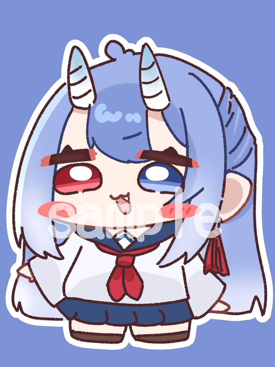 即日も可能！！ミニキャラ描きます ふわふわとした可愛いキャラクター好きの方におすすめです！ イメージ2