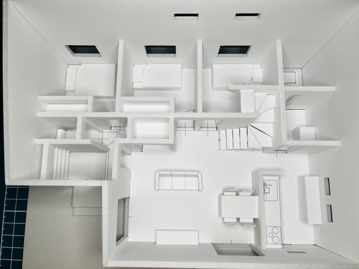 建築白模型製作します 外観や間取りなどを立体的に確認されたい方はご活用ください♪ イメージ7