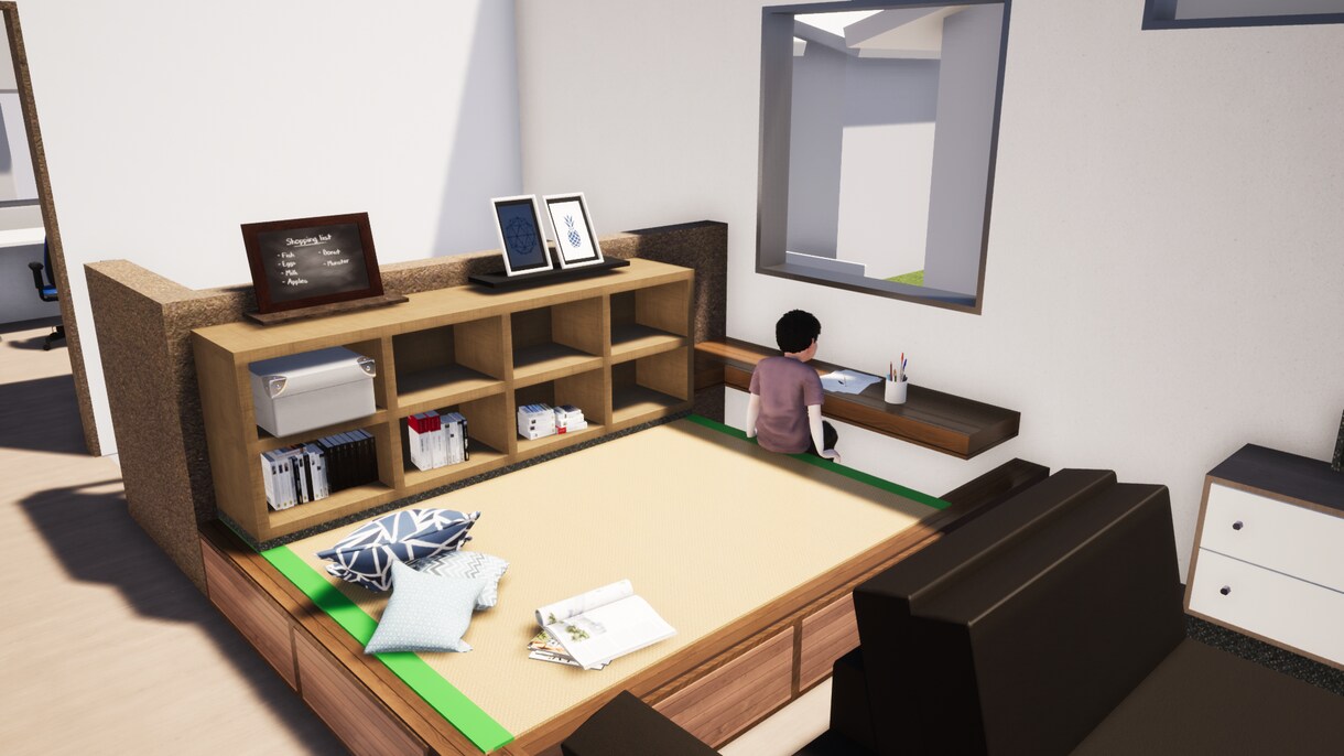 住宅の内観、外観、インテリアパースを作成します 小規模建築の内観および外観作成のお手伝い イメージ7