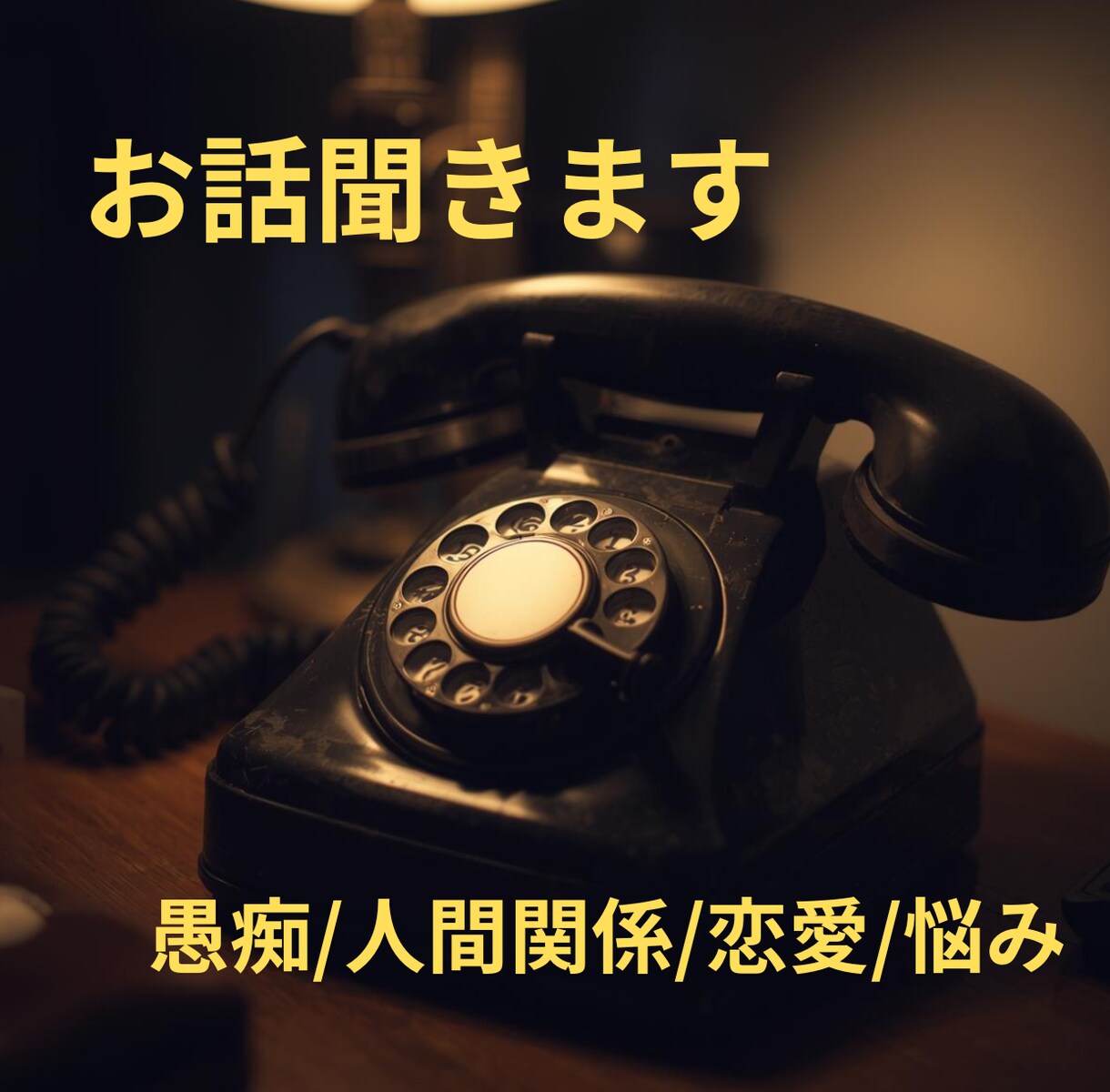 身近な人には言えない悩み、愚痴お聞きします 悩み/不満/恋愛/人間関係/職場/LGBTQ イメージ1