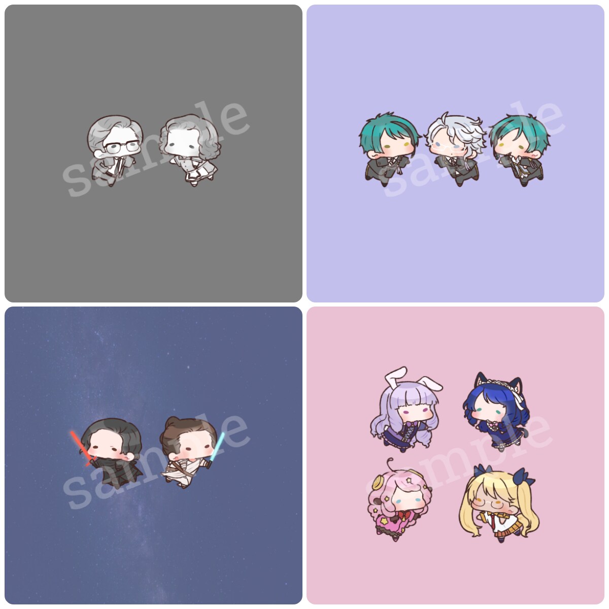 アイコンにも最適！もちっぺミニキャラ描きます GIF（うごく）イラストも作れちゃう！ イメージ7