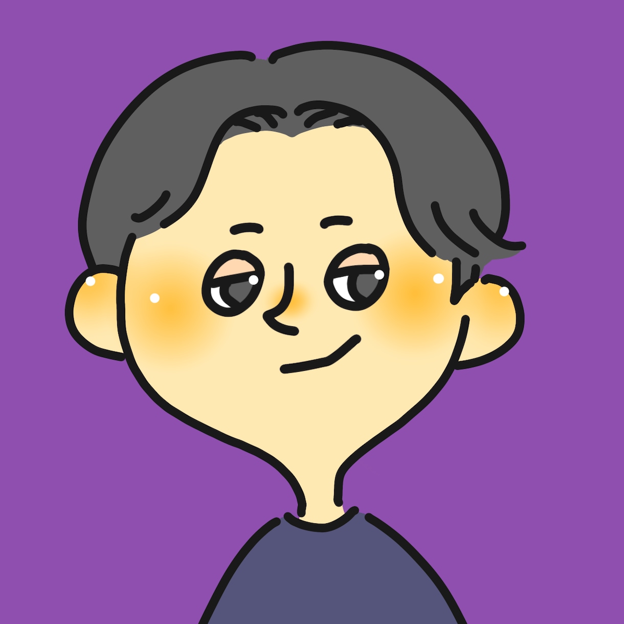 ポップで可愛いSNS似顔絵アイコンお描きします 世界に一つだけのオリジナル似顔絵アイコンを作ります！ イメージ6
