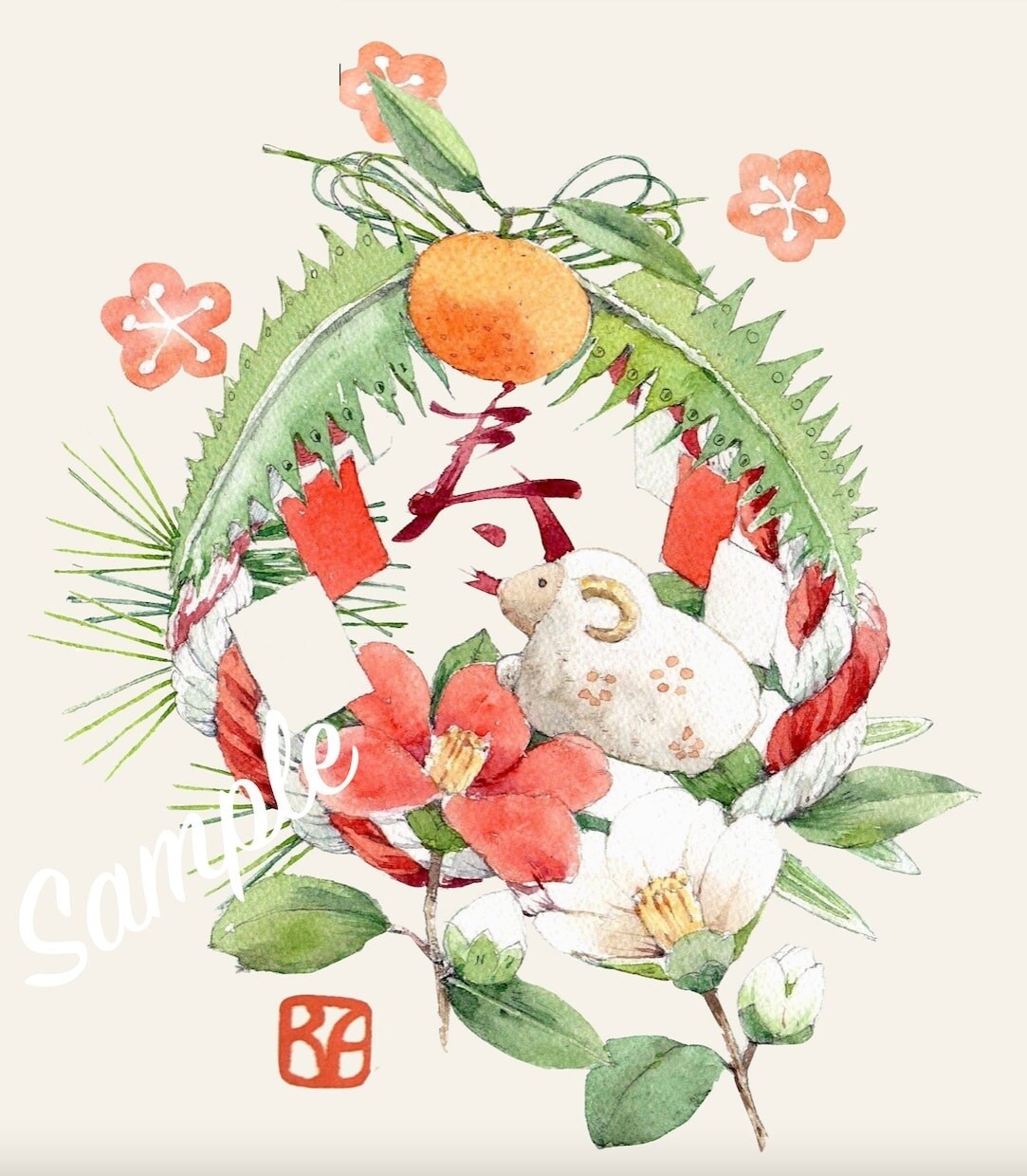 オシャレで可愛らしいイラストを描きます 温かく、お洒落に、上品に 制作します。和風・洋風どちらもOK イメージ4
