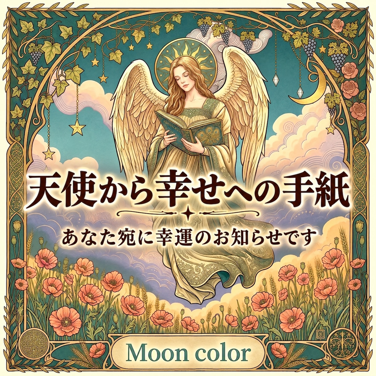 天使から、幸せへ手紙をお届けいたします 天使の本とタロットから読みとく、あなたへの幸せへの道しるべ イメージ1