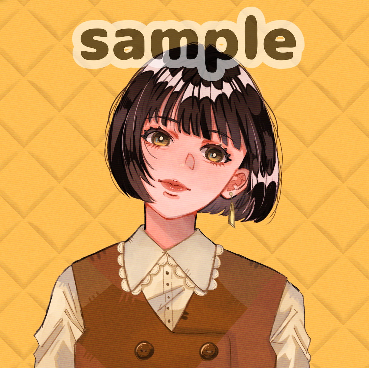 かわいい　SNS アイコン、イラスト作成します 簡単な小物無料！SNSアイコンなど色々な場面でお使いください イメージ10