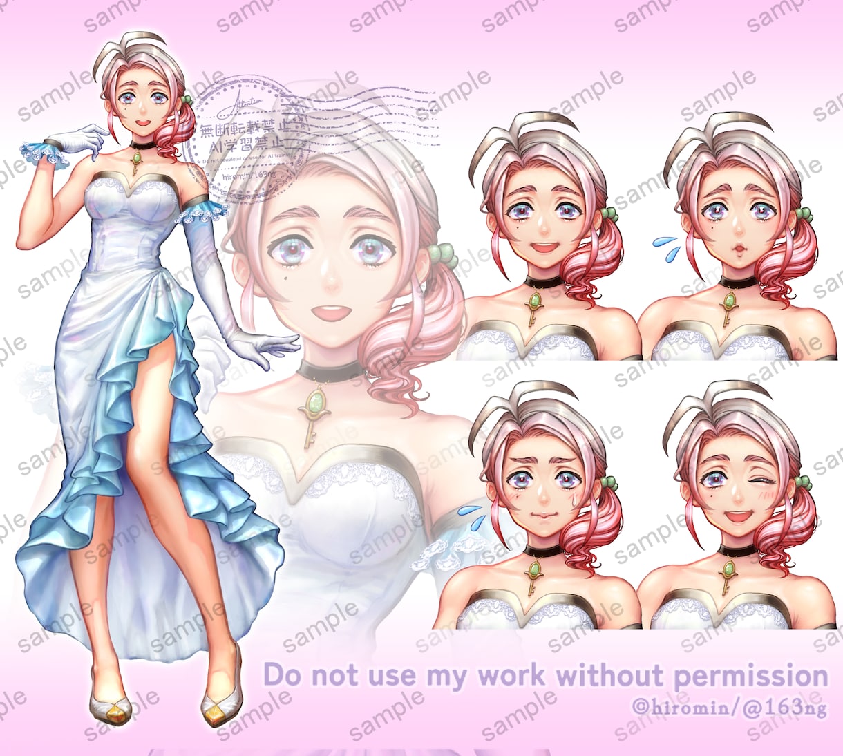目を惹く✨艶っぽい人物イラスト描きます サムネ･立ち絵･IRIAM･一枚絵…多用途に対応❗ イメージ9