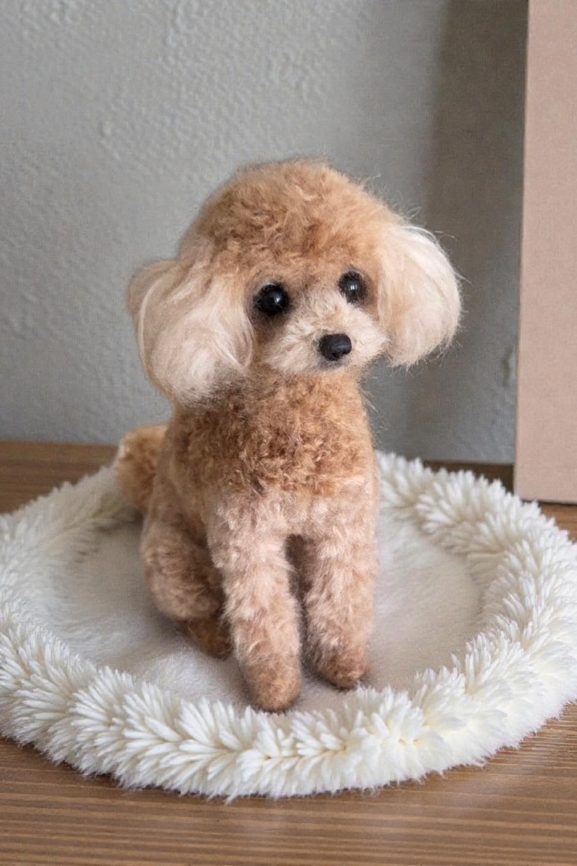 大切な愛犬さんをお作りします うちのコ羊毛フェルトワンコオーダー イメージ1