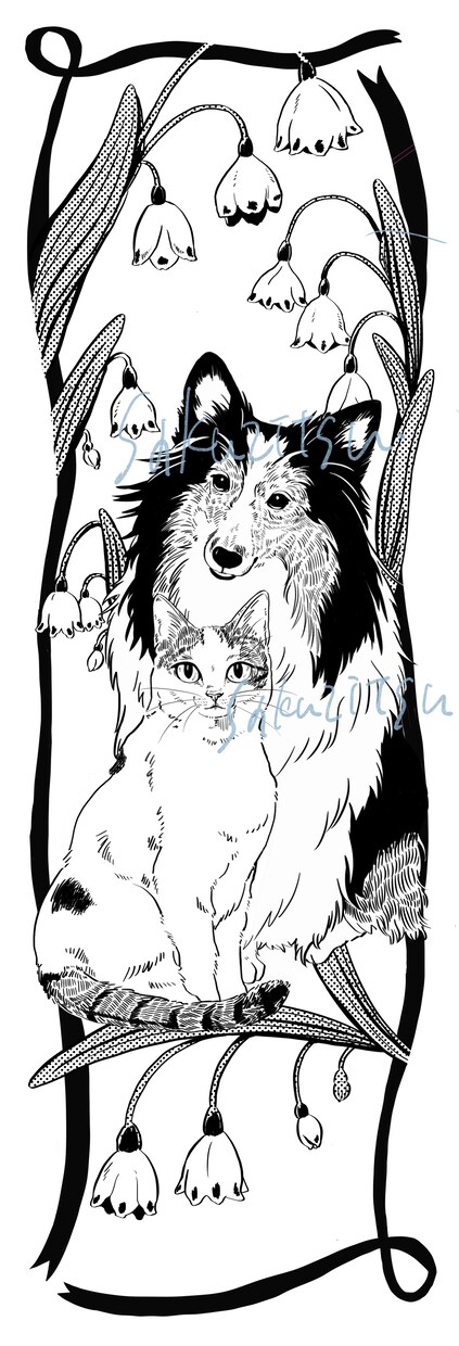 お直し回数無制限！ペットイラスト作成します こだわりたい方向け　ロゴマークやバナーにも○ イメージ7